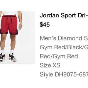 Men’s Nike Shorts. Men’s XS. New with tags, never worn